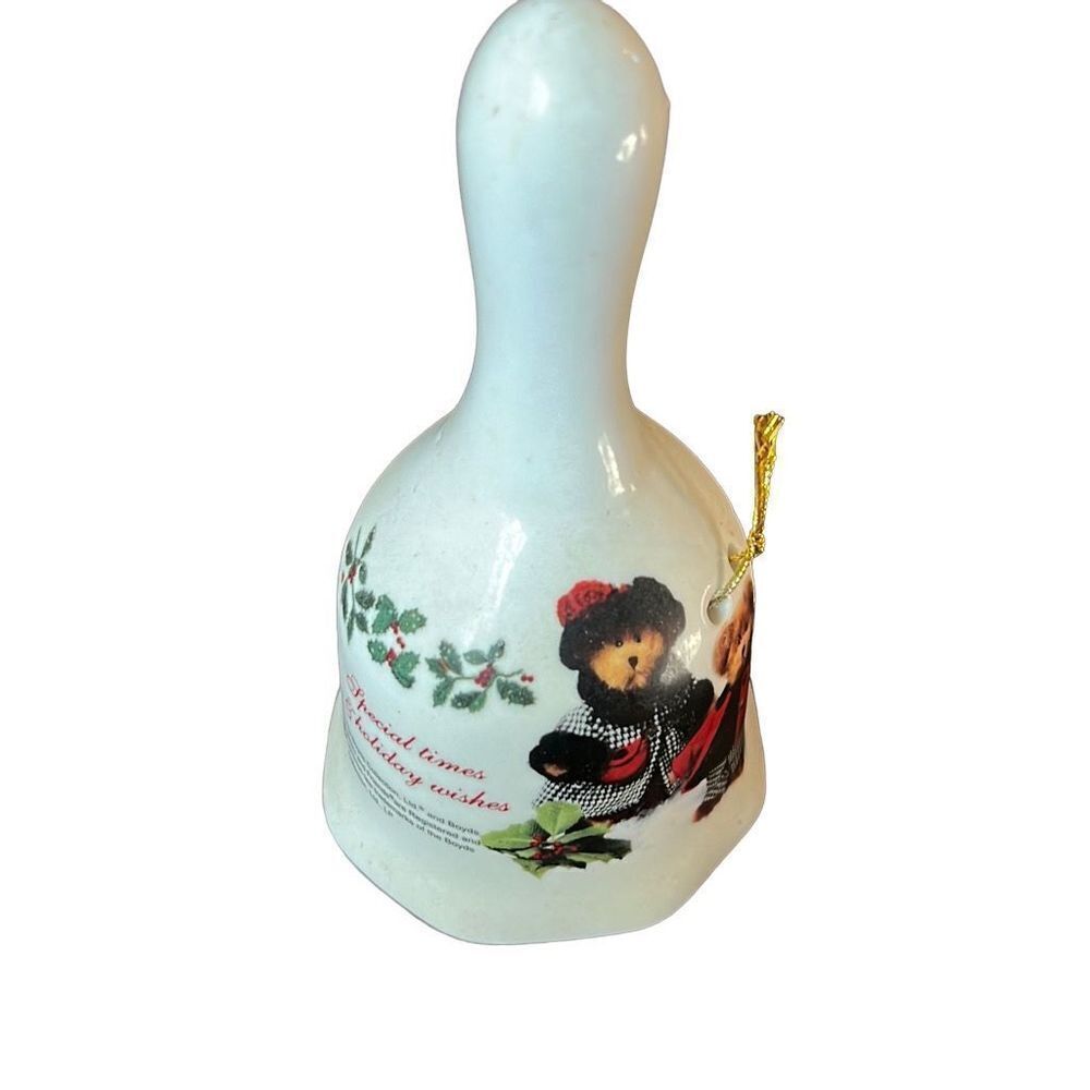Vintage Boyds Bears Christmas Collectible Bell